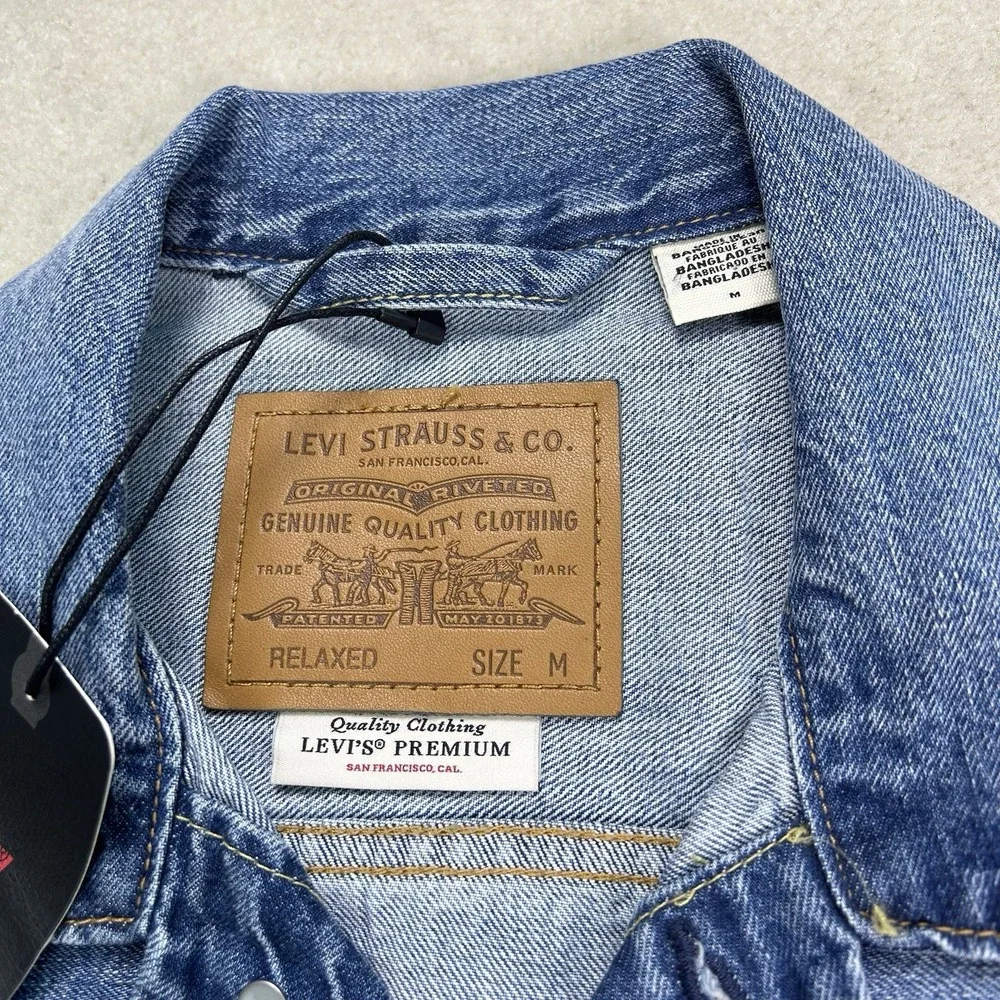 Levi's Premium Type 2 Redline Selvedge Denim Trucker Jacket Men's Medium